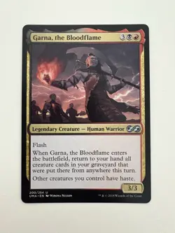 Garna the Bloodflame MTG Magic the Gathering Card NM Near Mint UMA - Image 1