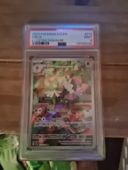Kirlia Scarlet and Violet Base Set Illustration Card 212/198 Psa9 - Image 1