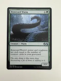 Boneyard Wurm MTG Magic the Gathering Card NM Near Mint UMA - Image 1