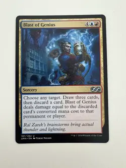 Blast of Genius MTG Magic the Gathering Card NM Near Mint UMA - Image 1