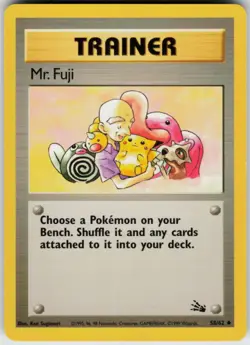 Pokemon TCG Mr. Fuji 58/62 Fossil Uncommon card Unlimited LP - Image 1