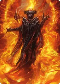 MTG Sauron, the Dark Lord Art Card [The Lord of the Rings: Tales of Middle-eart - Image 1