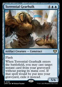 MTG Torrential Gearhulk [Commander Masters] Near Mint - Image 1