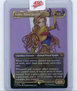 1x MTG Final Fantasy FIN - Celes, Rune Knight - Borderless - Foil - NM/M - Image 1