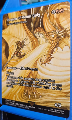 MTG - Dragon of Mount Gulg - Ancient Copper Dragon Showcase Final Fantasy - MiNT - Image 2