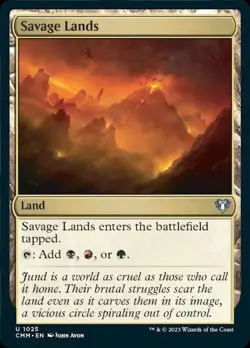 MTG Savage Lands [Commander Masters] Near Mint - Image 1