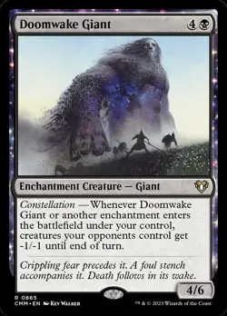 MTG Doomwake Giant [Commander Masters] Near Mint - Image 1