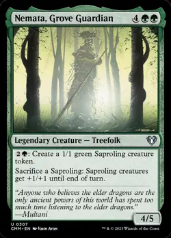 MTG Nemata, Grove Guardian [Commander Masters] Foil Near Mint - Image 1