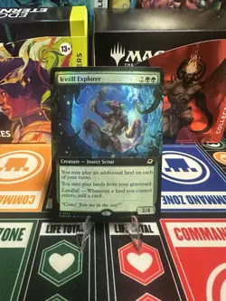IceTill Explorer (Borderless) FOIL MTG Edge of Eternities Card NM Condition - Image 1