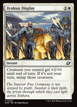 Zealous Display x4 4x FOIL Edge of Eternities NM MTG - Image 1