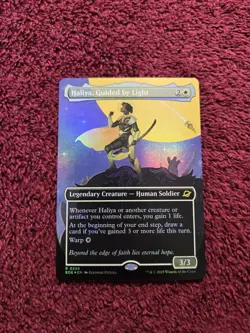 MTG Haliya, Guided By Light 0289 (Borderless) Edge of Eternities Foil - Image 1