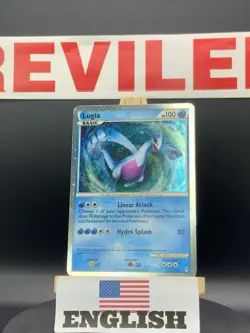 Lugia Shiny - SL7 Call of Legends Secret Rare Holo Pokemon - LP - Image 1