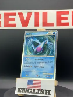 Lugia Shiny - SL7 Call of Legends Secret Rare Holo Pokemon - LP - Image 2