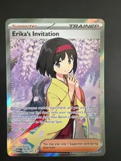 Pokemon TCG Scarlet & Violet 151 Erika's Invitation 196/165 NM - Image 2