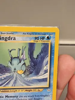 Moderately Played, English Pokemon Regular Kingdra - 19/64 - 1st Edition LP - Image 2