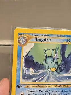 Moderately Played, English Pokemon Regular Kingdra - 19/64 - 1st Edition LP - Image 3