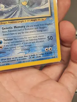 Moderately Played, English Pokemon Regular Kingdra - 19/64 - 1st Edition LP - Image 5