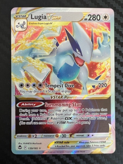 Pokemon TCG Lugia VSTAR 139/195 SWSH Silver Tempest Holo Ultra Rare NM - Image 1
