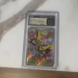 Pokemon CGC10 PRISTINE AUTO9 Iono’s Wattrel Promo Mingo 2025 232/SV-P Japanese - Image 1
