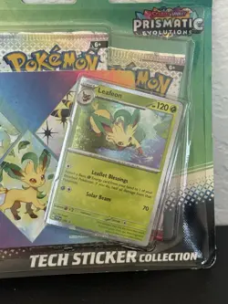 Pokemon TCG Scarlet and Violet Prismatic Evolutions Tech Sticker Collection NEW - Image 2