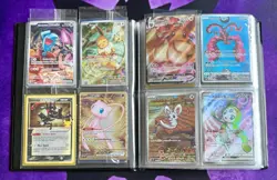 ⭐⭐⭐Pokemon Collection Binder Lot W/ 8 Sealed Promos & 1 Metal Promo - Image 1