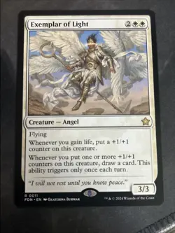 Exemplar of Light #11 (NM) Foundations FDN Magic MTG - Image 1