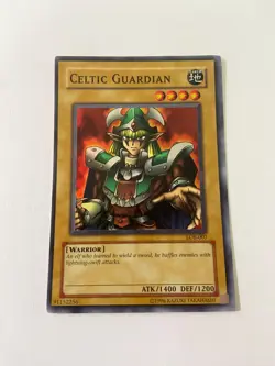 Yugioh Celtic Guardian LOB-007 Super Rare Original Print LP - Image 1