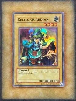 Yugioh Celtic Guardian LOB-007 Super Rare Original Print LP - Image 1