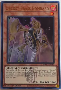 Yugioh Orcust Brass Bombard BLMM-EN083 Ultra Rare 1st Edition - Image 1