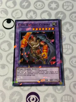 Gem-Knight Citrine - DT06-EN035 - Duel Terminal Super Rare (NM) - Yugioh - Image 1