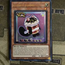 (JUSH) Yugioh! 1x Cupsy☆Yummy JUSH-EN016 Ultra Rare 1st Ed NM - Image 1