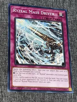 Yugioh! Ryzeal Mass Driver - ALIN-EN075 - Common - 1st Edition Near Mint 2020 - Image 1