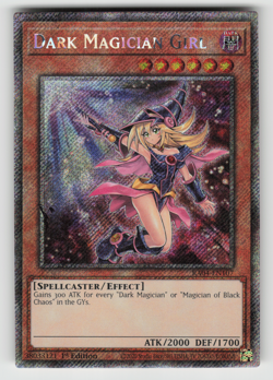 Dark Magician Girl (4th Art) Yugioh RA04-EN107 Platinum Secret Rare PSR NM - Image 1