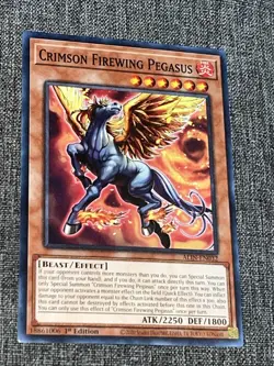 Yugioh! Crimson Firewing Pegasus - ALIN-EN032 - Common - 1st Edition 2020 - Image 1