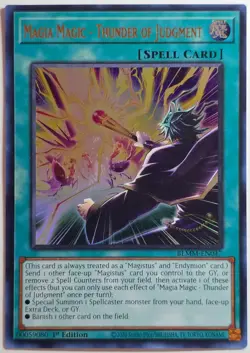 Yugioh Magia Magic - Thunder of Judgment BLMM-EN047 Ultra Rare 1st Edition - Image 1