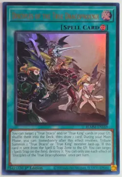 Yugioh Disciples of the True Dracophoenix BLMM-EN169 Ultra Rare 1st Edition - Image 1
