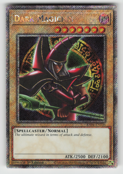 Dark Magician (Arkana) Yugioh RA04-EN106 Platinum Secret Rare PSR NM - Image 1