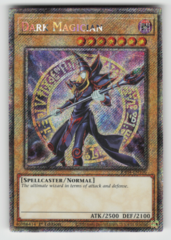 Dark Magician (8th Art) Yugioh RA04-EN106 Platinum Secret Rare PSR NM - Image 1