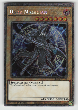 Dark Magician (7th Art) Yugioh RA04-EN106 Platinum Secret Rare PSR NM - Image 1