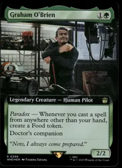 1x Foil Graham O'Brien (Extended Art) - Universes Beyond: Doctor Who - NM - MTG - Image 1