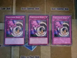 YUGIOH 3X THREATENING ROAR COMMON 1ST ED NM (5DS1,SDSB,YSRR) - Image 1
