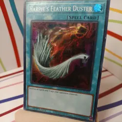 *** HARPIE'S FEATHER DUSTER *** 1ST EDITION SUPER RARE EGO1-EN022 MINT/NM YUGIOH - Image 1
