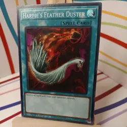 Yugioh Harpie's Feather Duster EGS1-EN022 Super Rare 1st Edition NM - Image 1