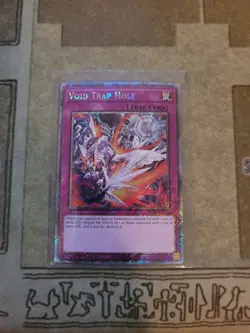 YUGIOH VOID TRAP HOLE RA04-EN190 PLATINUM RARE 1ST ED NM - Image 1