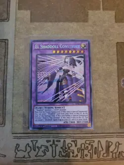 YUGIOH EL SHADDOLL CONSTRUCT MP21-EN247 SECRET 1ST ED NM ALT ART - Image 1