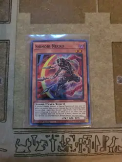 YUGIOH SHINOBI NECRO MP20-EN049 SUPER 1ST ED NM - Image 1