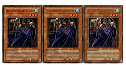 Yugioh- 3X Darkbishop Archfiend - Rare - Unlimited - DCR-069 - Light Play - Image 1