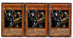 Yugioh- 3X Vilepawn Archfiend - Common - 1st Edition - DCR-067 - Near Mint - Image 1