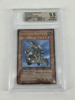 YuGiOh Ancient Sanctuary Gear Golem the Moving Fortress 1st Ed #AST-018 BGS 9.5 - Image 1