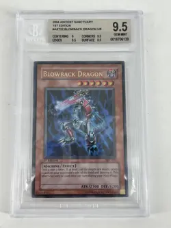 YuGiOh Ancient Sanctuary Blowback Dragon 1st First Edition #AST-022 BGS 9.5 - Image 1